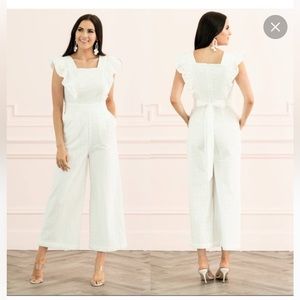Rachel Parcell jumpsuit white